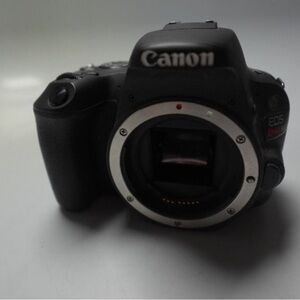 Canon Black and Silver DSLR Camera Body